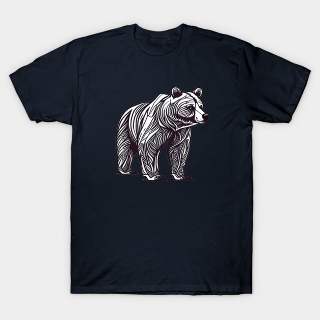 Grizzly T-Shirt by Peacedog