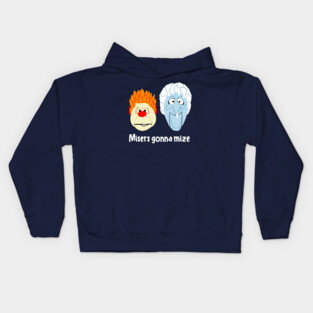 heat and cold miser Kids Hoodie