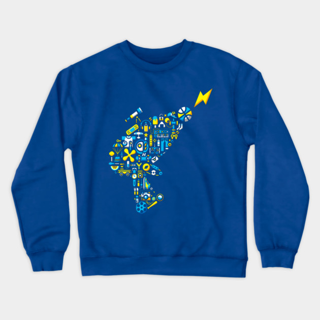 BLASTER BOY Crewneck Sweatshirt by PEANUTSTASTE