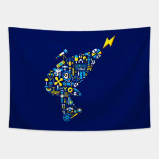 BLASTER BOY Tapestry