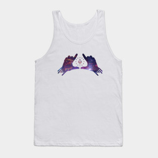 Ethereum Abstract Art Triangle Tank Top