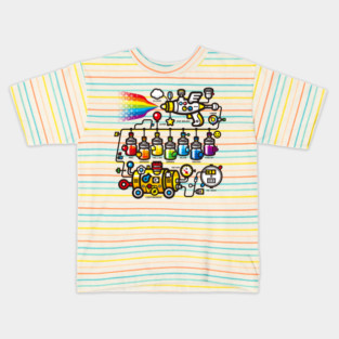 RAINBOW SPLASH Kids T-Shirt