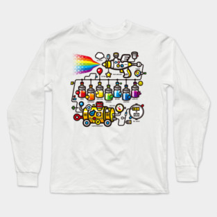 RAINBOW SPLASH Long Sleeve T-Shirt