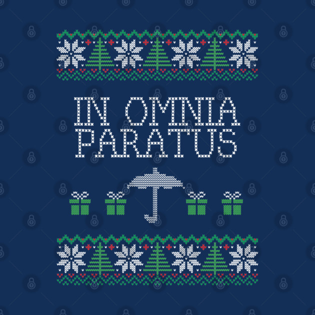 In Omnia Paratus Christmas Sweater by Stars Hollow Mercantile