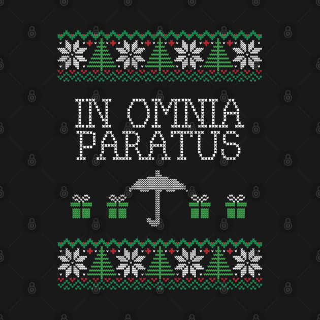 In Omnia Paratus Christmas Sweater by Stars Hollow Mercantile