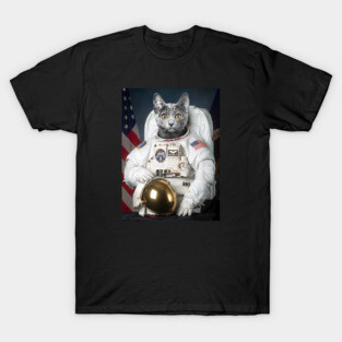 Capt. Emma Joy, Cat Astronaut T-Shirt