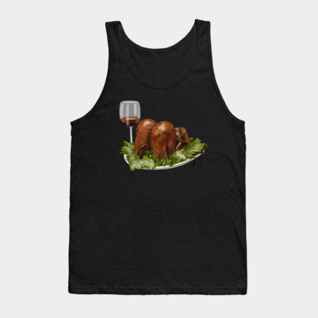 Norbit: Turkey Ass Tank Top by 51Deesigns