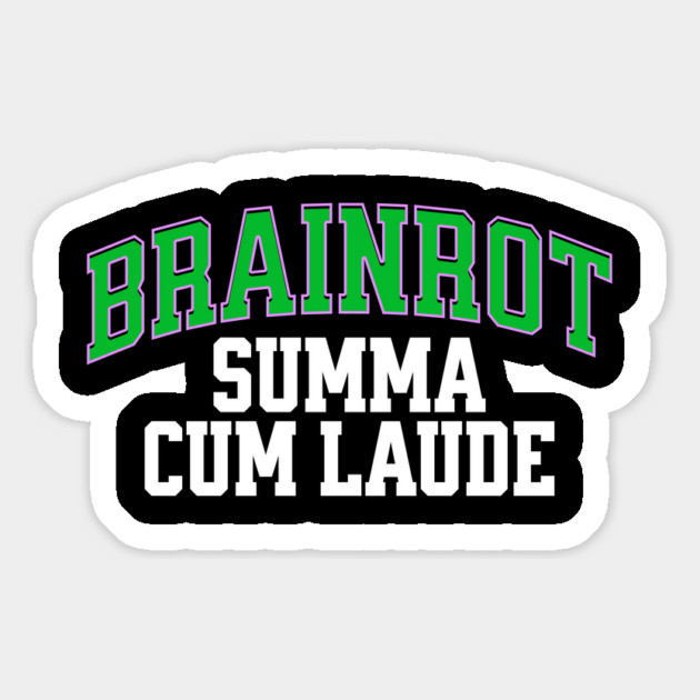BRAINROT Brain Rot, The Word of the Year design Magnet by Luxinda