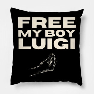 Free My Boy Luigi Pillow