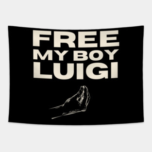 Free My Boy Luigi Tapestry