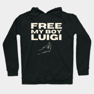Free My Boy Luigi Hoodie