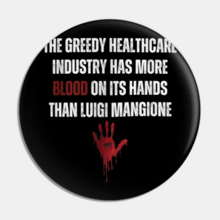 Luigi Mangione Pin