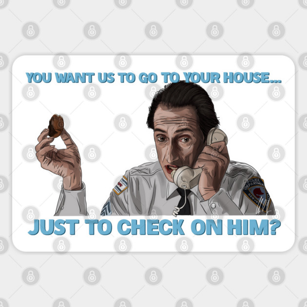 Home Alone: Just to Check on Him? Sticker by 51Deesigns