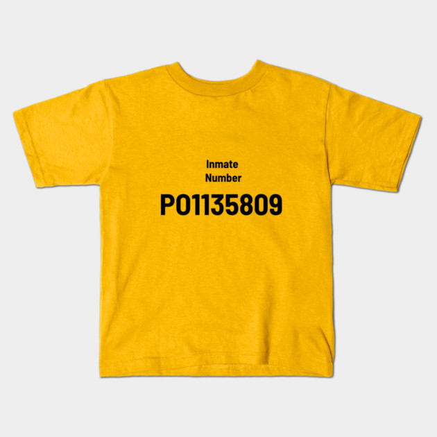 Trump Inmate Number PO1135809 Kids T-Shirt by FirstClassQueen