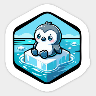 Melting Penguin Magnet