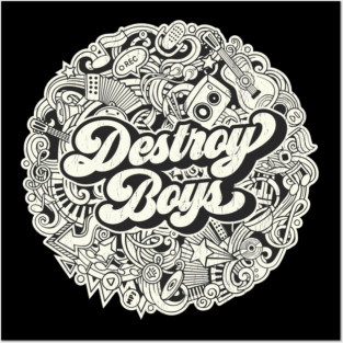 Destroy Boys Circle Posters and Art