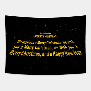 Xmas Wars Opening Crawl Tapestry