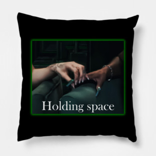 Holding Space For The Lyrics Of Defying Gravity Pillow
