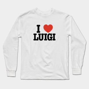 I LOVE LUIGI Long Sleeve T-Shirt
