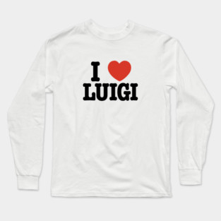 I LOVE LUIGI Long Sleeve T-Shirt