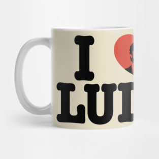 I LOVE LUIGI (face inside heart) Mug