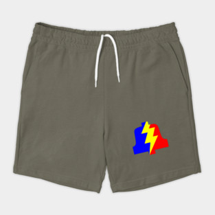 Color PLA Bell Logo Shorts