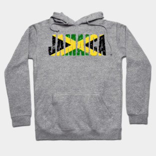 Jamaica Art Flag Vintage Hoodie
