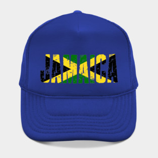 Jamaica Art Flag Vintage Hat