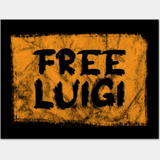 Free luigi - luigi mangione Posters and Art