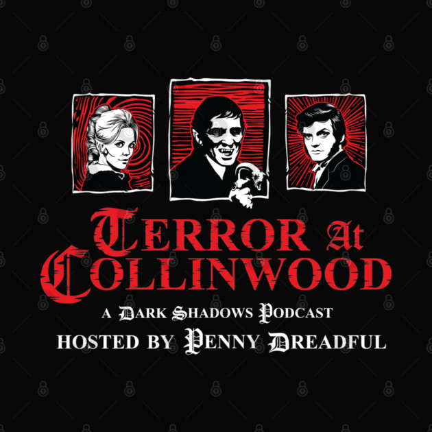 Terror at Collinwood - Trio of Terror 3 - main trio logo- Color shirt version - designed by Eric Marshall by PennyDreadfulXIII