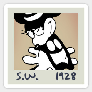 Steamboat Willie 1928 Sticker