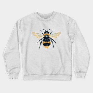 Geometric Bumble Bee Crewneck Sweatshirt