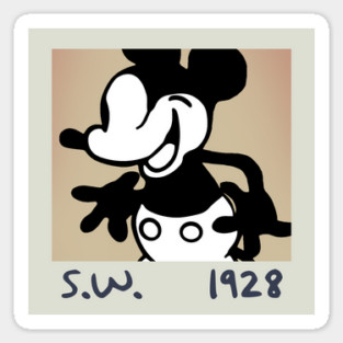 Steamboat Willie 1928 - 2 Magnet