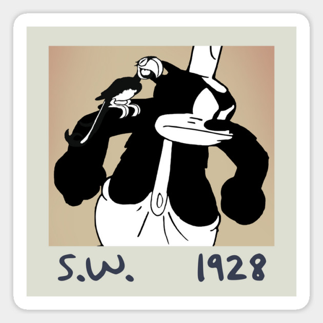 Steamboat Willie 1928 - 3 Magnet by Megadorim