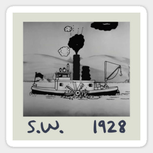 Steamboat Willie 1928 - 4 Sticker
