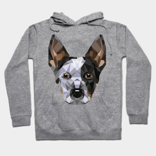 Geometric Blue Heeler Hoodie