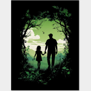 a girl dad Posters and Art
