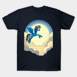 Moonlit Rainbow Dash T-Shirt
