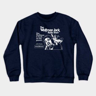 The Wolfman Jack Radio Show - Dark Crewneck Sweatshirt
