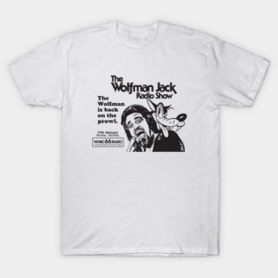 Wolfman Jack Radio Show - Light T-Shirt