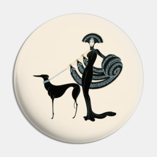 Erté - At the Theatre Suite, Symphony in Black Pin