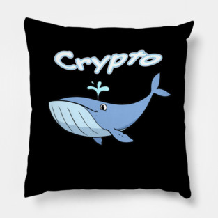 Crypto whale Pillow