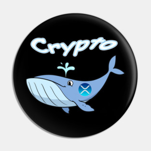 XRP Cryto Whale Pin