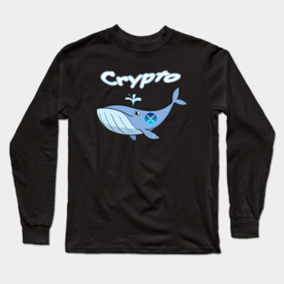 XRP Cryto Whale Long Sleeve T-Shirt