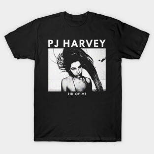 Pj Harvey - Rid Of Me 80s 90s Distressed Vintage Style T-Shirt