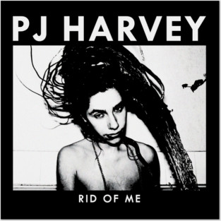 Pj Harvey - Rid Of Me 80s 90s Distressed Vintage Style Posters and Art