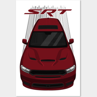 Dodge Durango SRT 2018 - 2020 - Octane Red Posters and Art