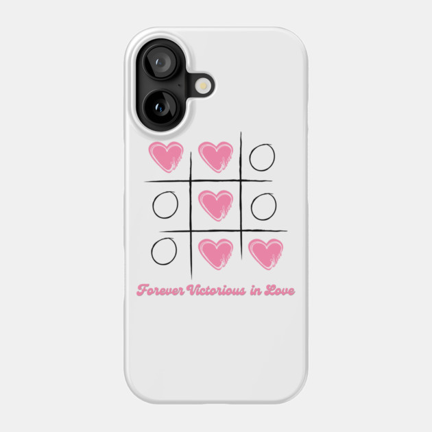 Forever Victorious in Love - Valentine's Day Shirt Phone Case by Urbanprint