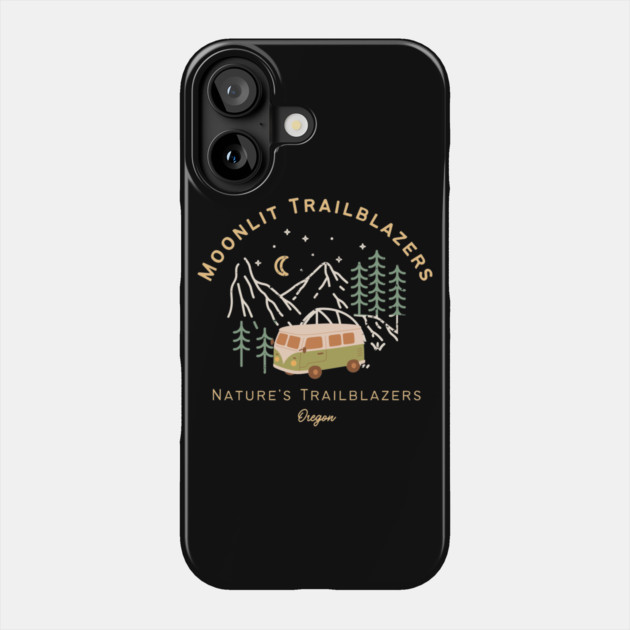 Moonlit Trailblazers Camper Shirt - Adventure Awaits Phone Case by Urbanprint