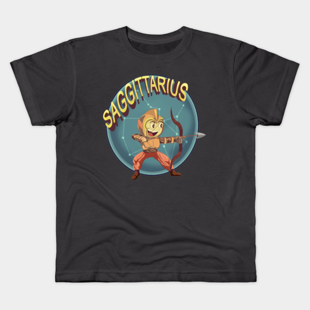 SAGGITTARIUS Kids T-Shirt by droidmonkey